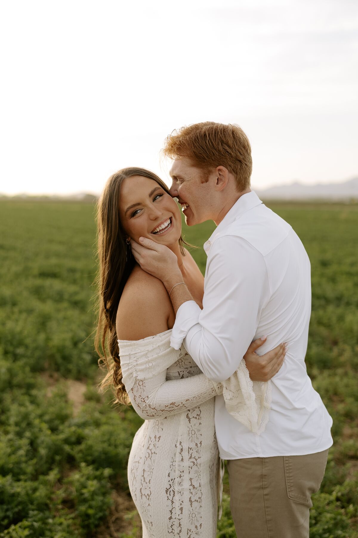 Denae and Kyle at sunset