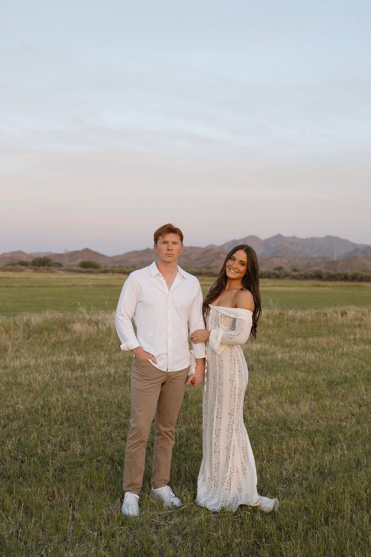 Denae and Kyle together outdoors