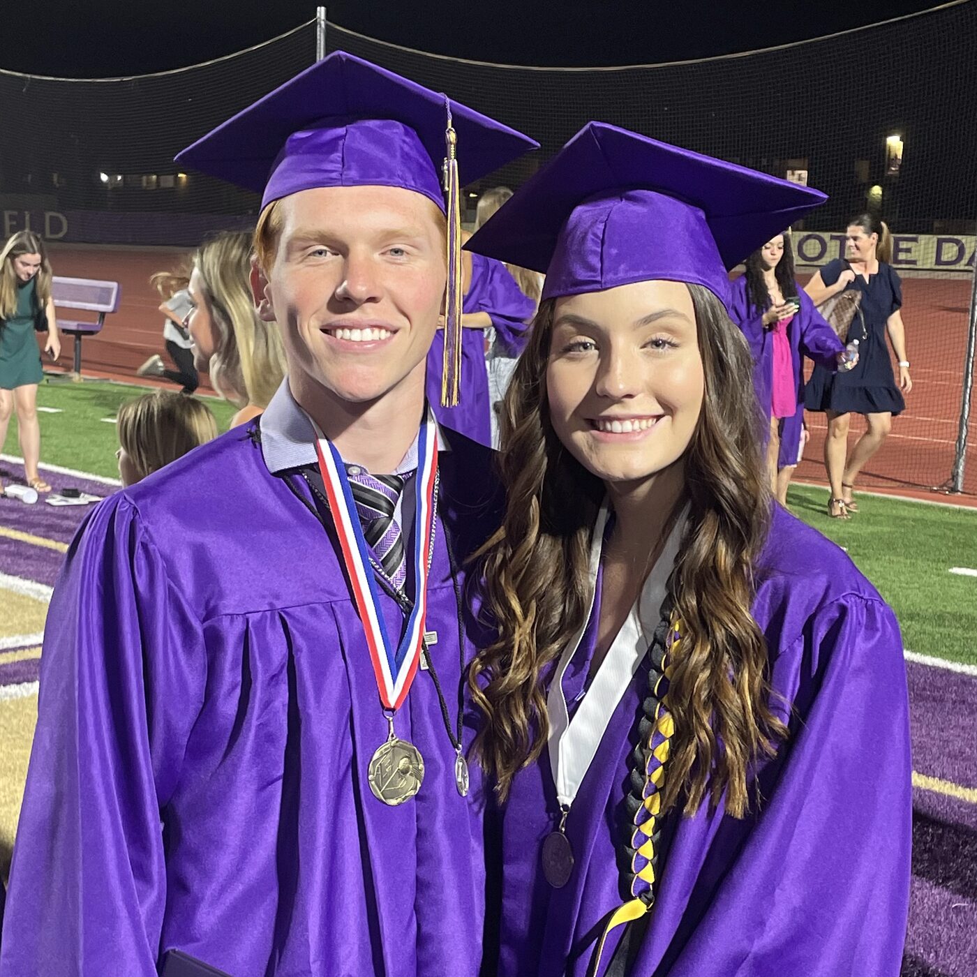 Denae and Kyle at their high school graduation